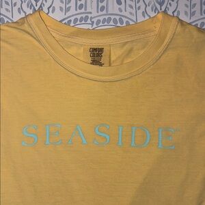 Comfort Colors Seaside 30a Yellow Long Sleeve Tee Size Small